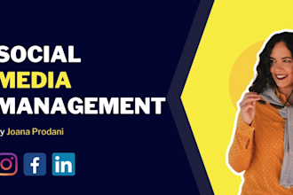 be your social media marketing manager and content creator