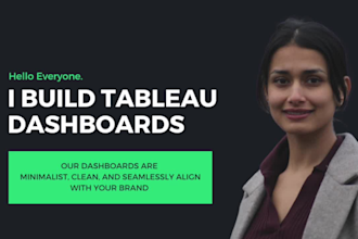 analyze your data and build stunning tableau dashboards