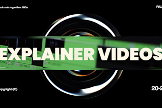 create a professional explainer video