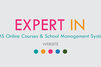design and develop wp online course selling website