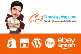 cj dropshipping to shopify wordpress etsy ebay amazon fb