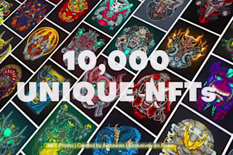 create nft promo, nft intro or nft collection video