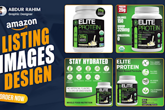 design amazon product listing images for your product