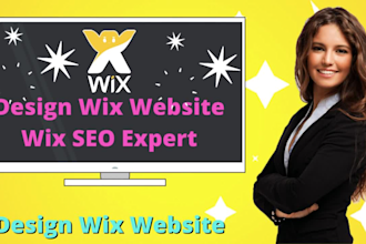 design wix website design or redesign business wix website