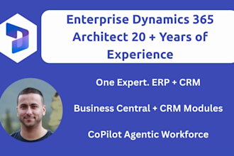 implement dynamics 365 business central and d365 CRM modules