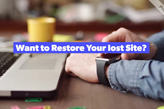 restore your website from wayback machine and make it live