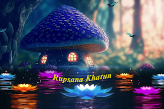 create animation meditation 30x1 hours video with channel setap, relaxing music