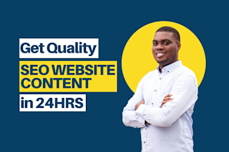 write original and grammar checked SEO web content for you