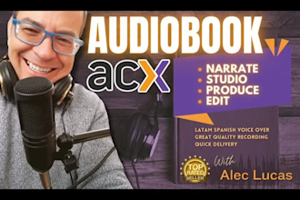 be your spanish male voice over for audiobooks
