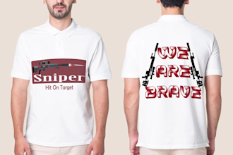 do eyecatching t shirt design and t shirt illustration merchandise designs