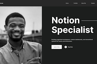 build a custom notion workspace, dashboard, and pm system