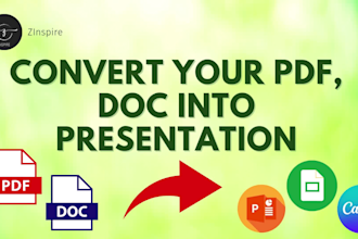 design presentations, pitchdecks, canva and google slides