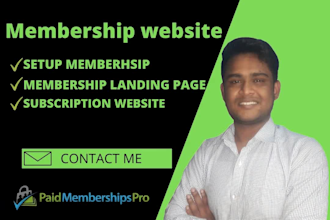 create wordpress paid membership website or subscription website within 24 hours
