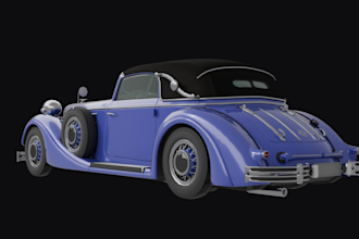 3d car modeling for games, printing, animations and rendering