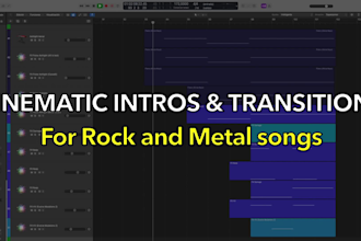 create a cinematic intro for rock or metal song