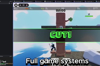 develop roblox game systems, scripts and animations