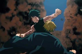 2d animation video, pixel game character animation, 2d anime fighting short film
