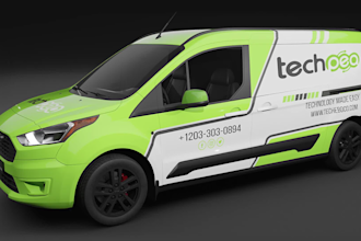 make awesome car, van, truck, vehicle wrap design