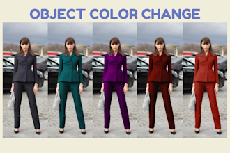 color change any product or object