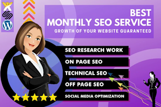 do monthly SEO service for your website to google top rank