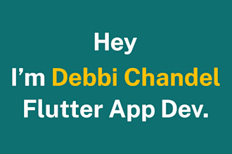 create flutter hybrid cross platform ios and android apps