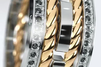high end luxury 3d jewelry animation for ads product page and ecommerce video