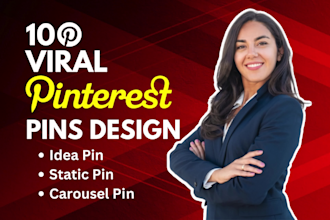 create eye catching pinterest pin design