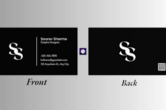 design professional business cards with qr codes in 300 dpi