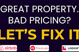 be your airbnb revenue manager and set up pricelabs