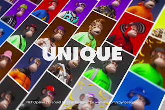 create nft promo, nft intro or nft collection video