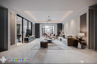 design luxury bedroom living room and bathroom interior