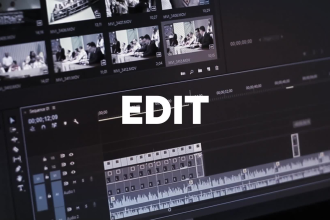 edit short form and long form video with motion graphic