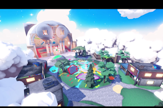 design a stunning roblox lobby, hub, or simulator map with optimized performance