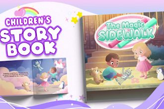illustrate your childrens storybook without any ai