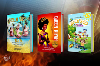 design book cover, ebook and magazine cover