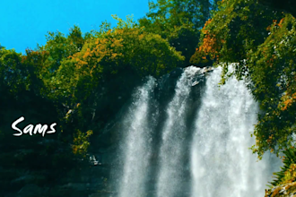 make waterfall nature sound videos for sleep and relaxation