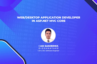 develop asp dot net or asp net mvc core web application