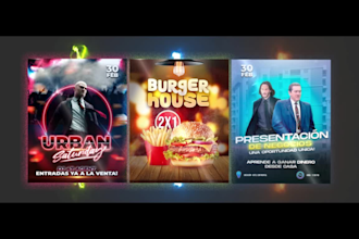 design flyer or motion flyer