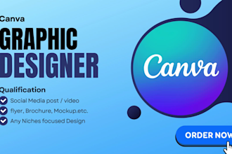 be your professional canva graphic designer and video expert