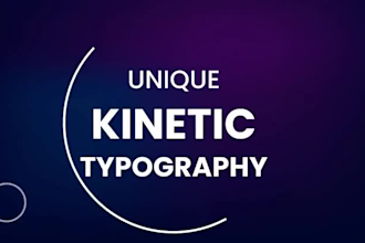 create kinetic typography video with motion graphics and text animation
