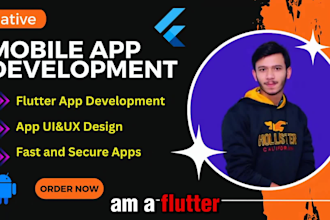 develop a flutter app with firebase and rest API integration