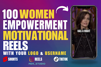 do full screen business women motivational quotes for instagram reels and shorts