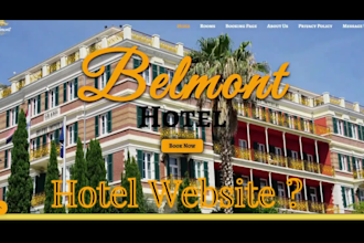 design booking website for hotel, resort or airbnb