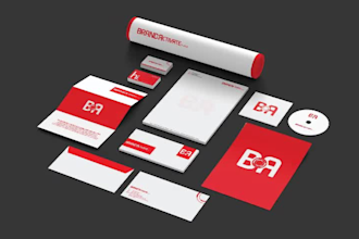 design business card, letterhead and full stationery