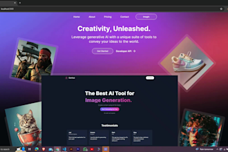 build ai image generation, ai video generation web application
