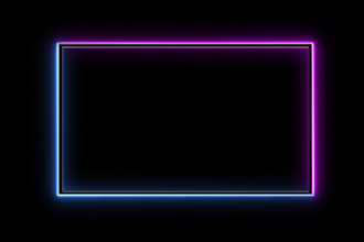 design animated webcam overlay with neon and nice effects