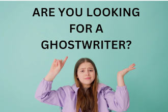 ghostwrite emotional thrilling fantasy fiction with original unique characters