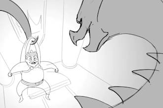 do 2d traditional lineart frame by frame 2d hand drawn video animation