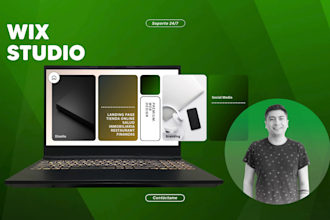 diseñaré tu sitio web profesional en wix y responsive
