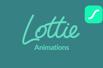 create a lottie animation for your website or app